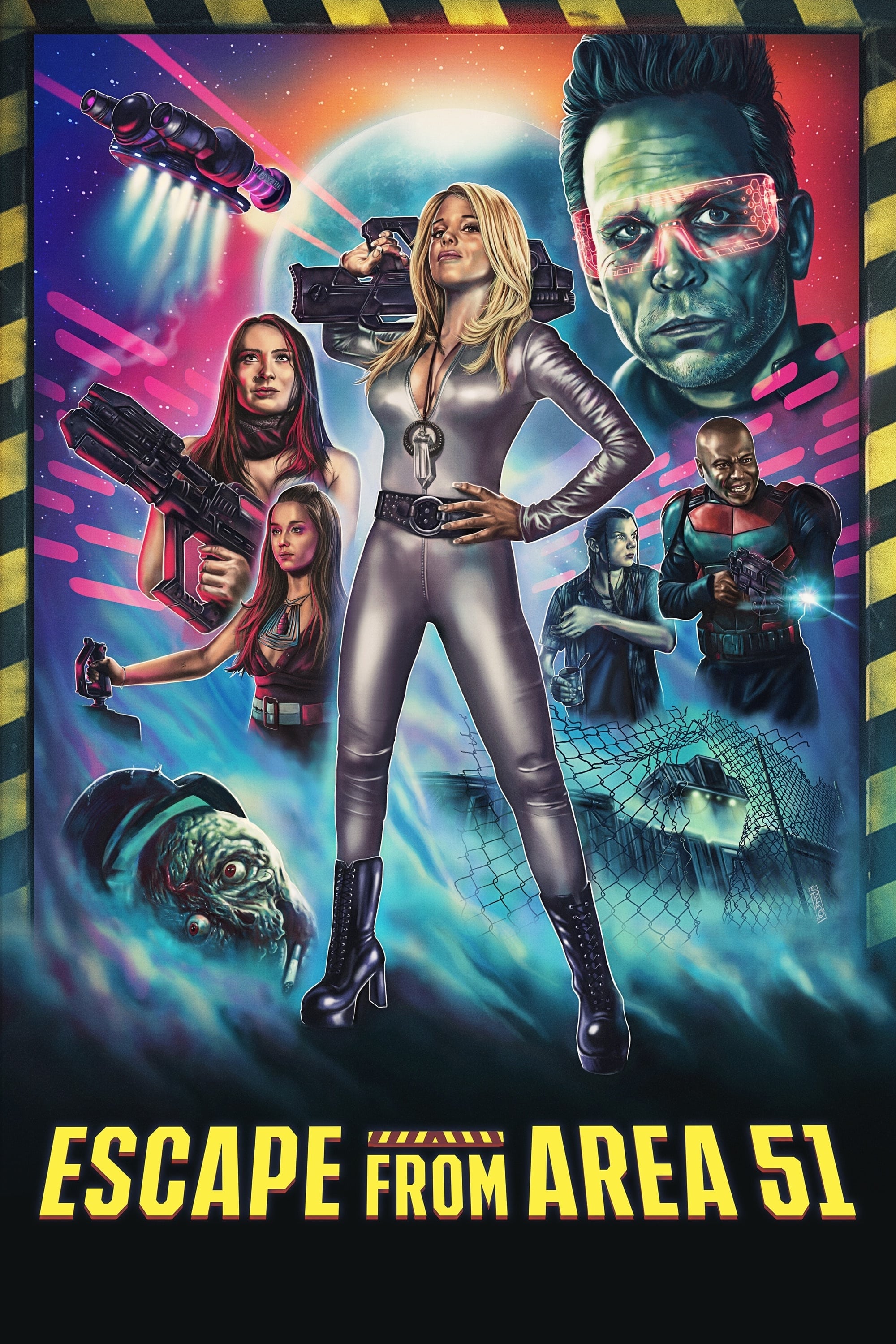 Escape from Area 51 Hindi Dubbed Movie Poster (2021)